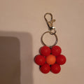 Silicone Flower Keychains