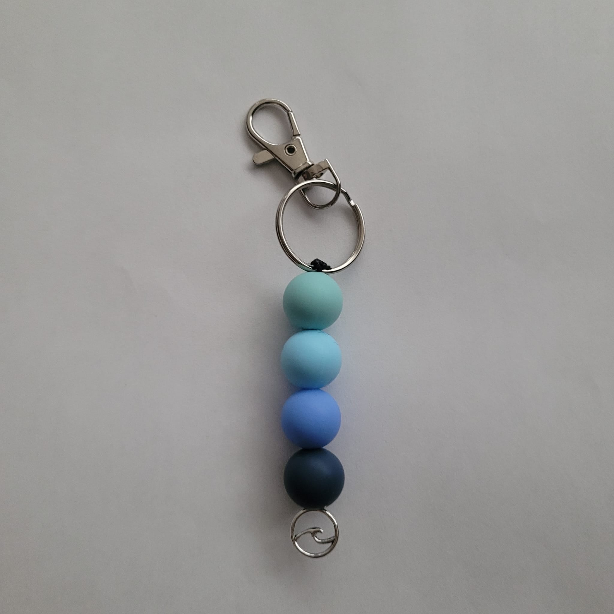 Silicone Keychain 4 Bead