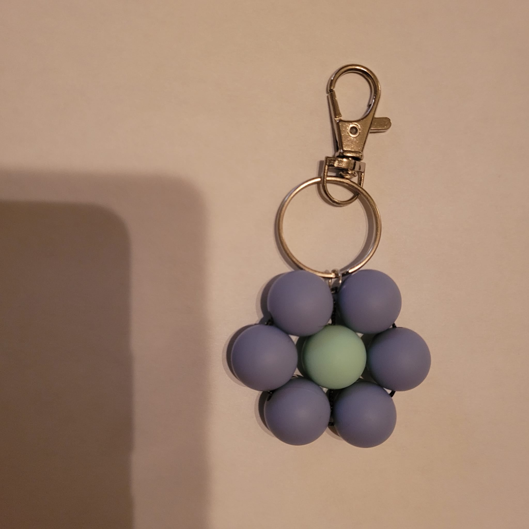 Silicone Flower Keychains