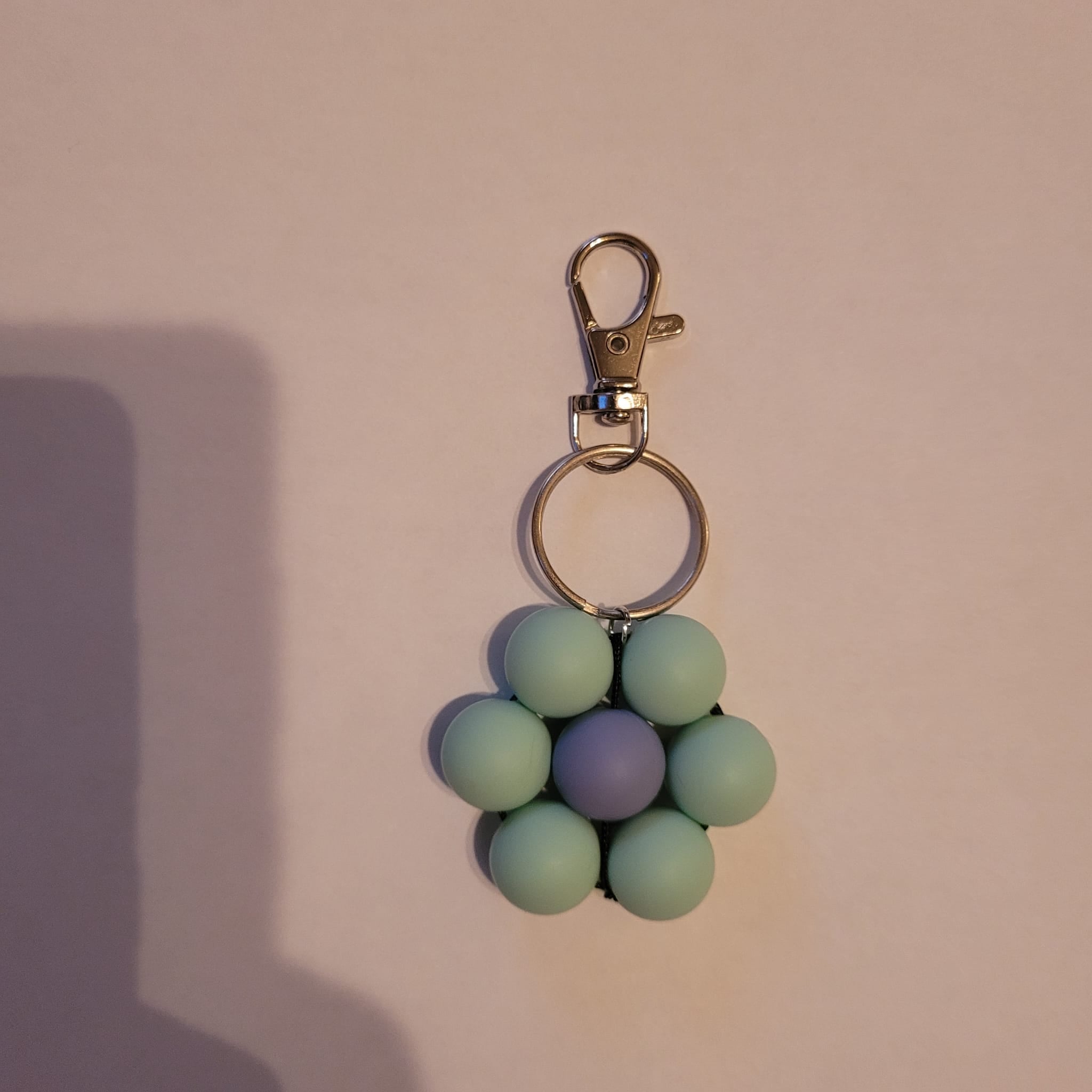 Silicone Flower Keychains