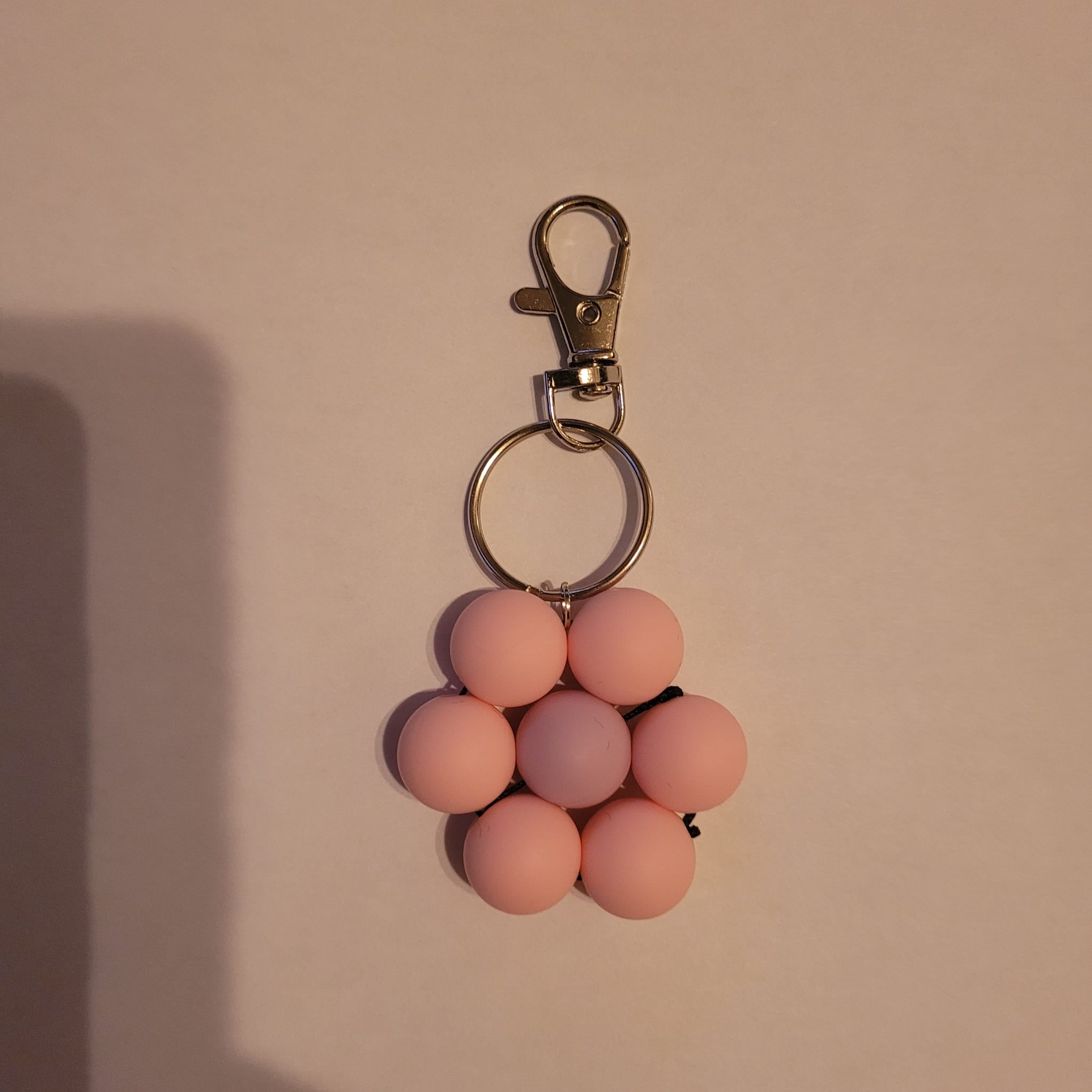 Silicone Flower Keychains