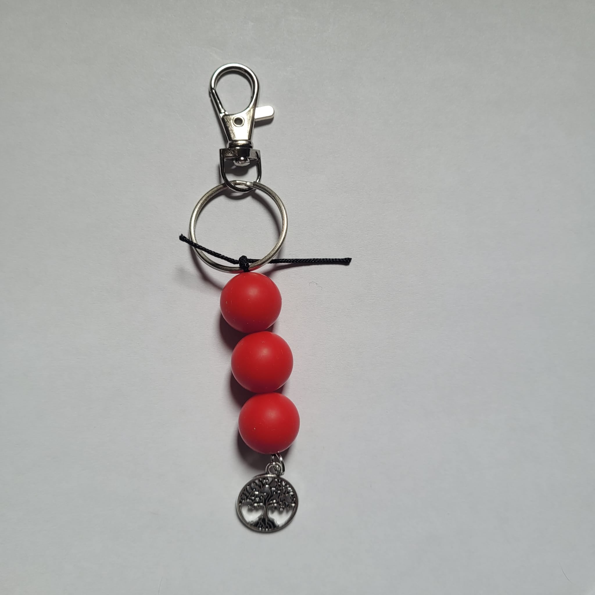 Silicon Keychain 3 Bead