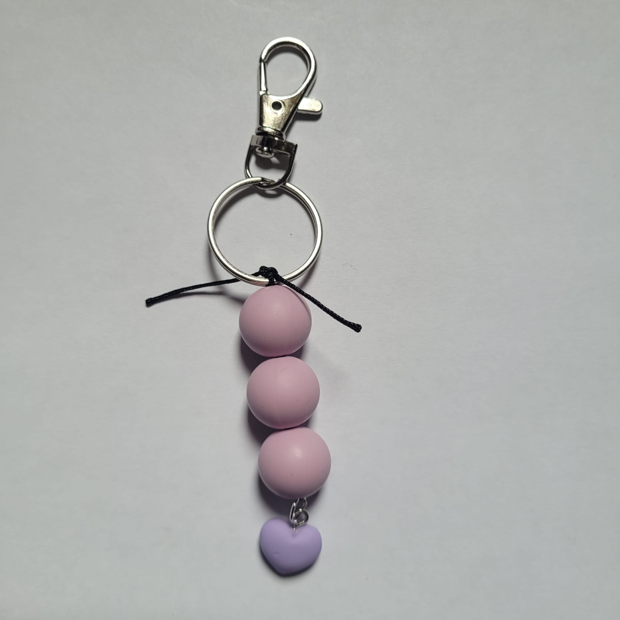 Silicon Keychain 3 Bead