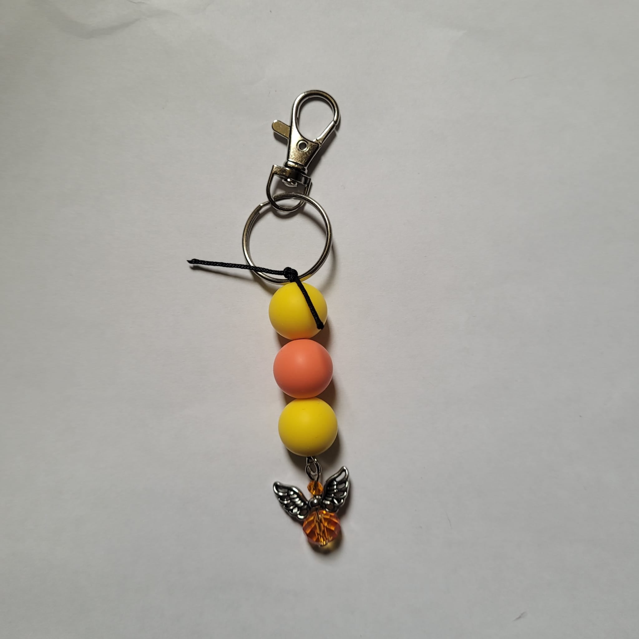 Silicon Keychain 3 Bead