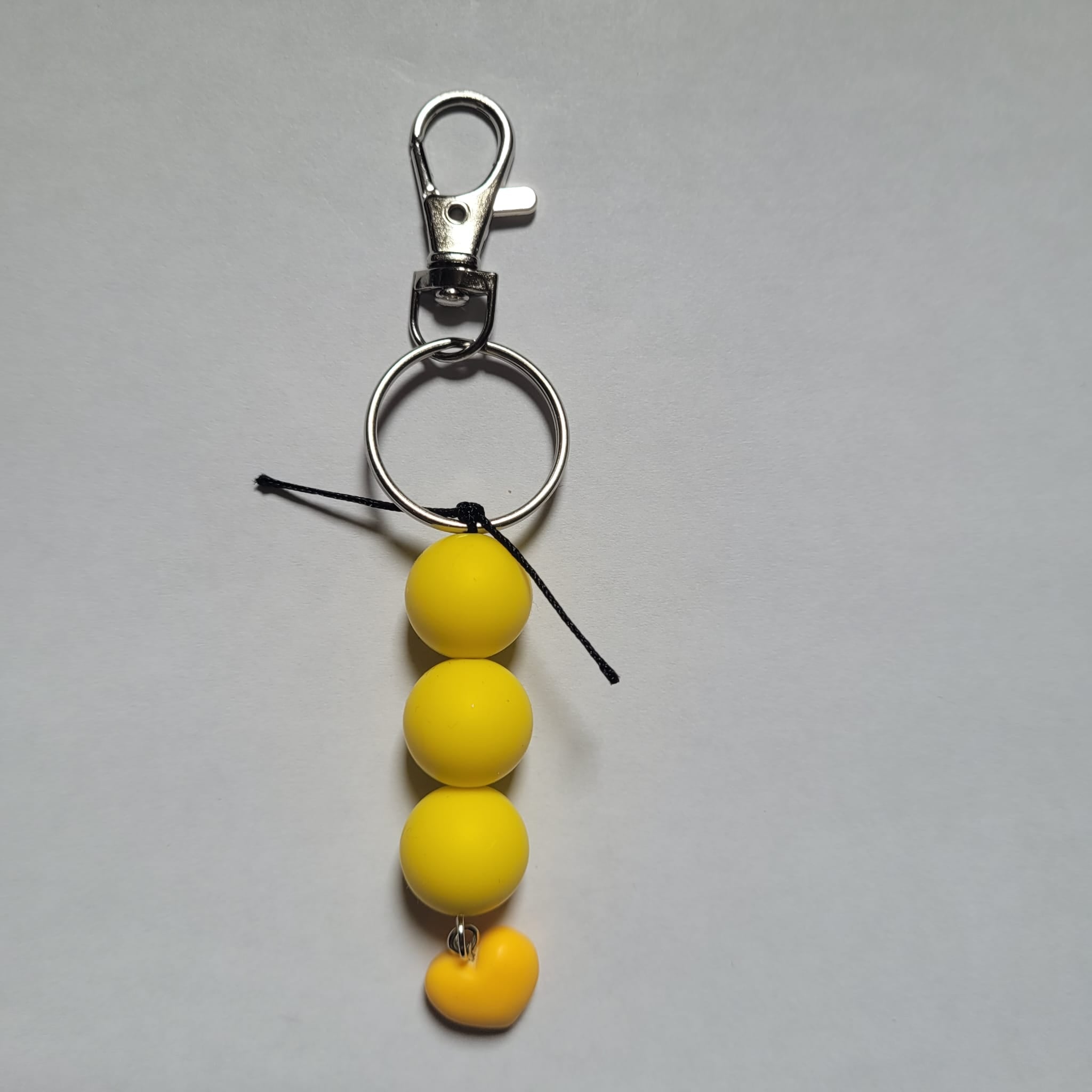 Silicon Keychain 3 Bead