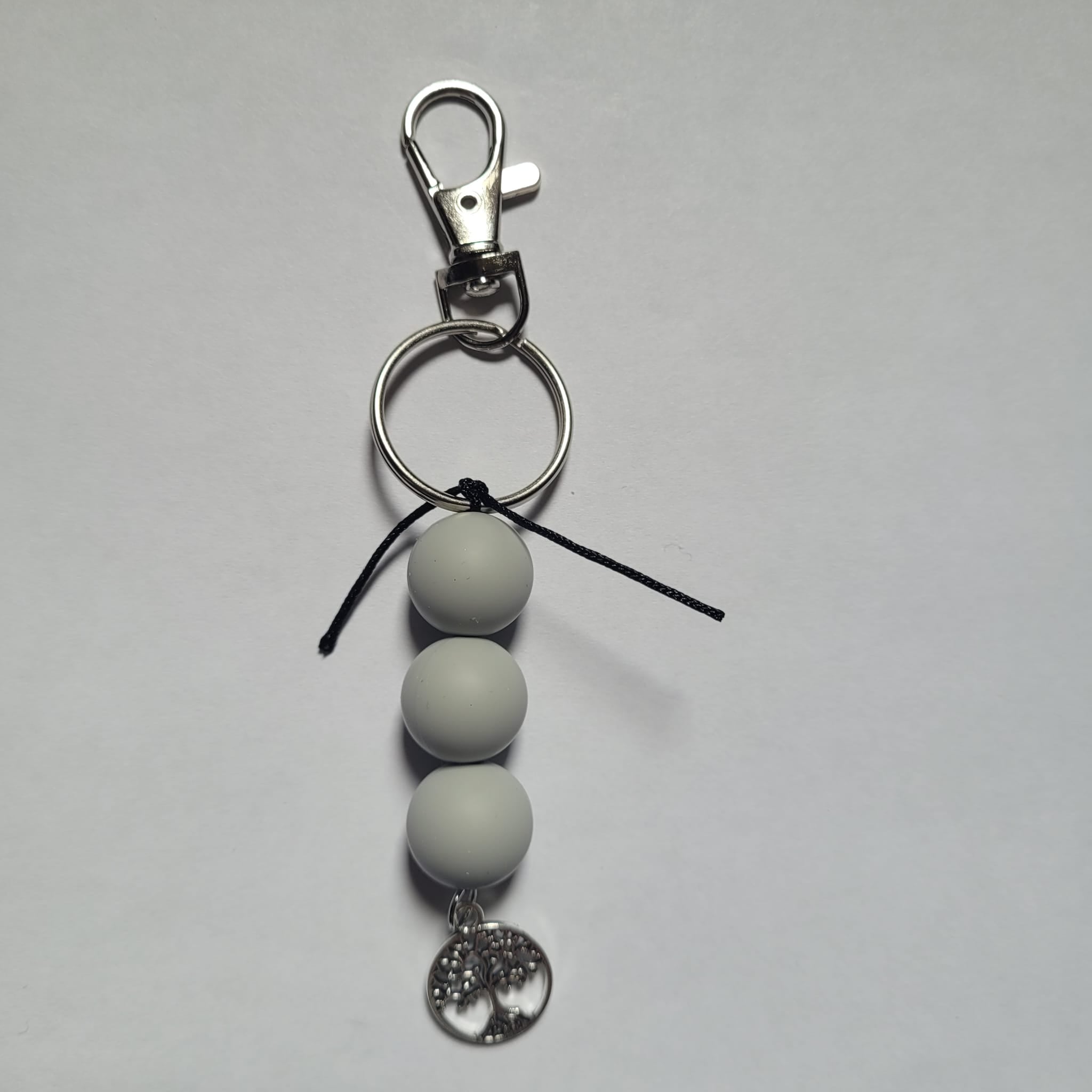 Silicon Keychain 3 Bead