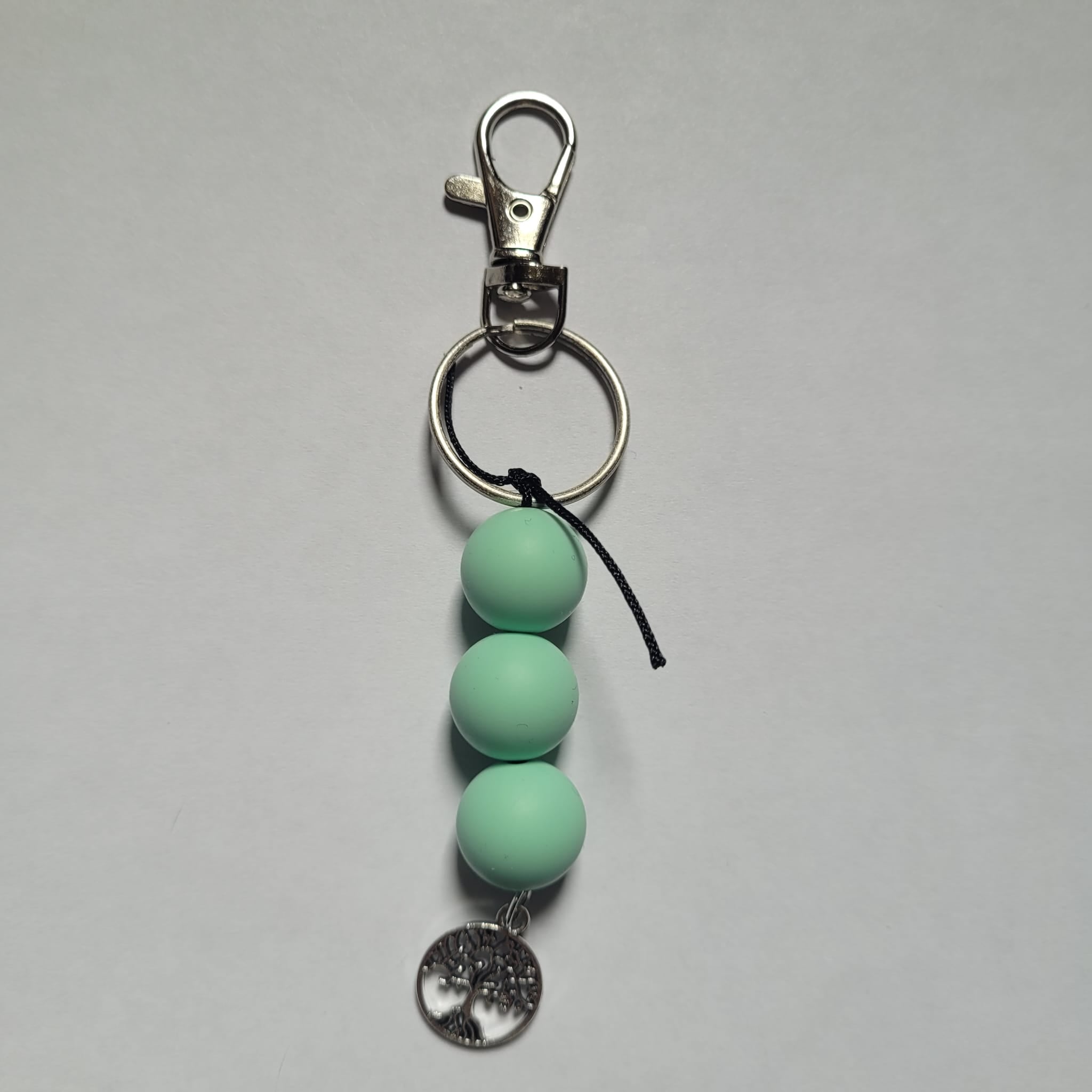Silicon Keychain 3 Bead