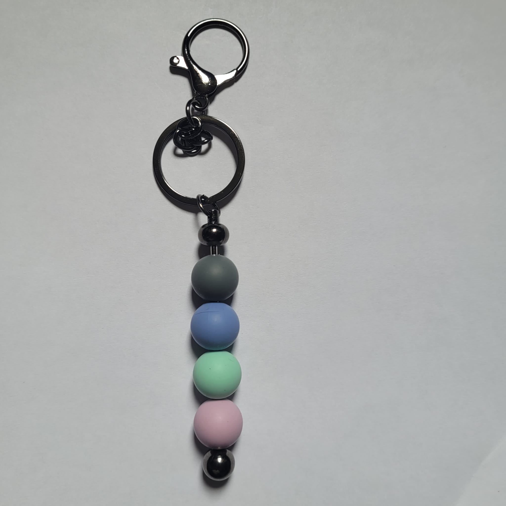 Silicone Keychain 4 Bead