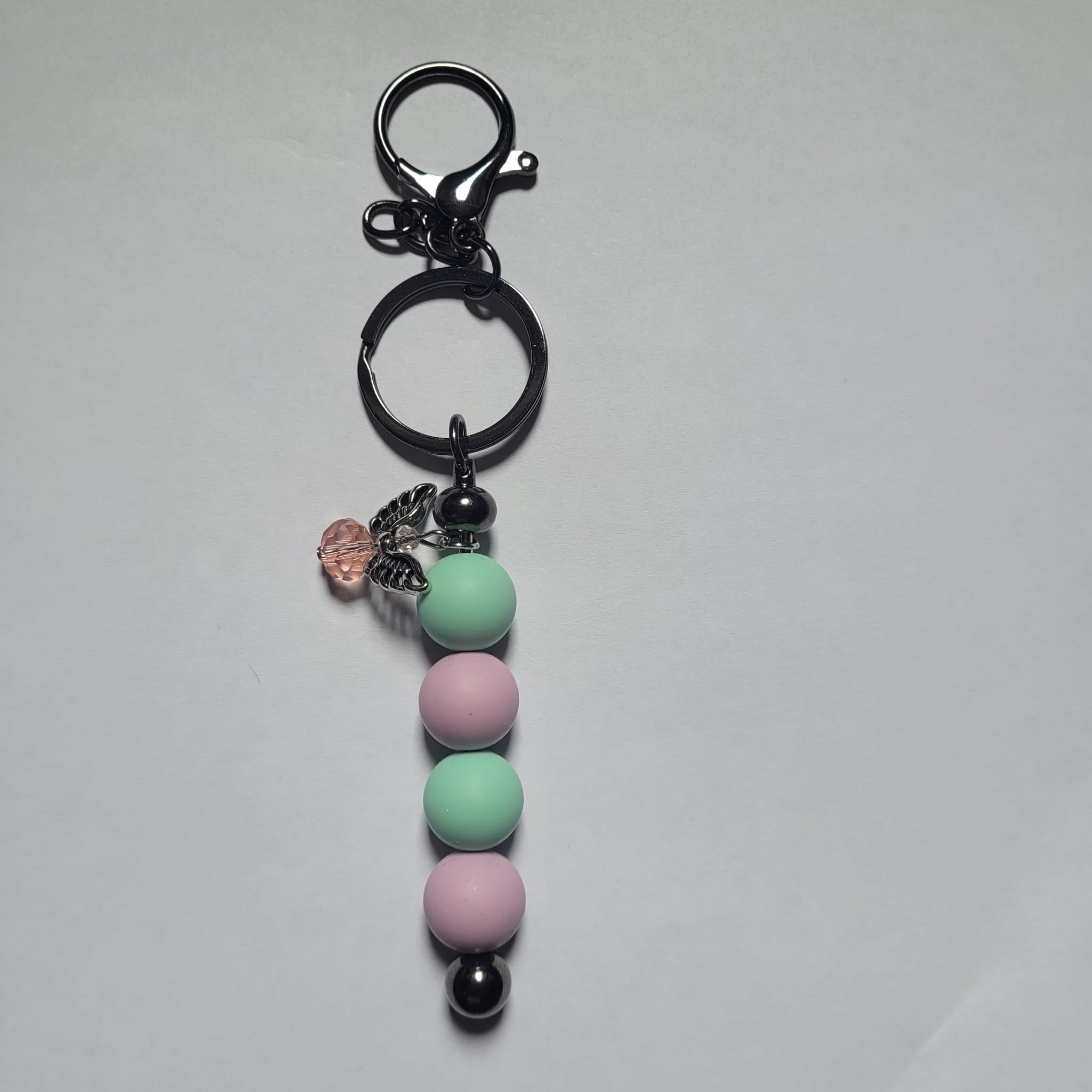 Silicone Keychain 4 Bead