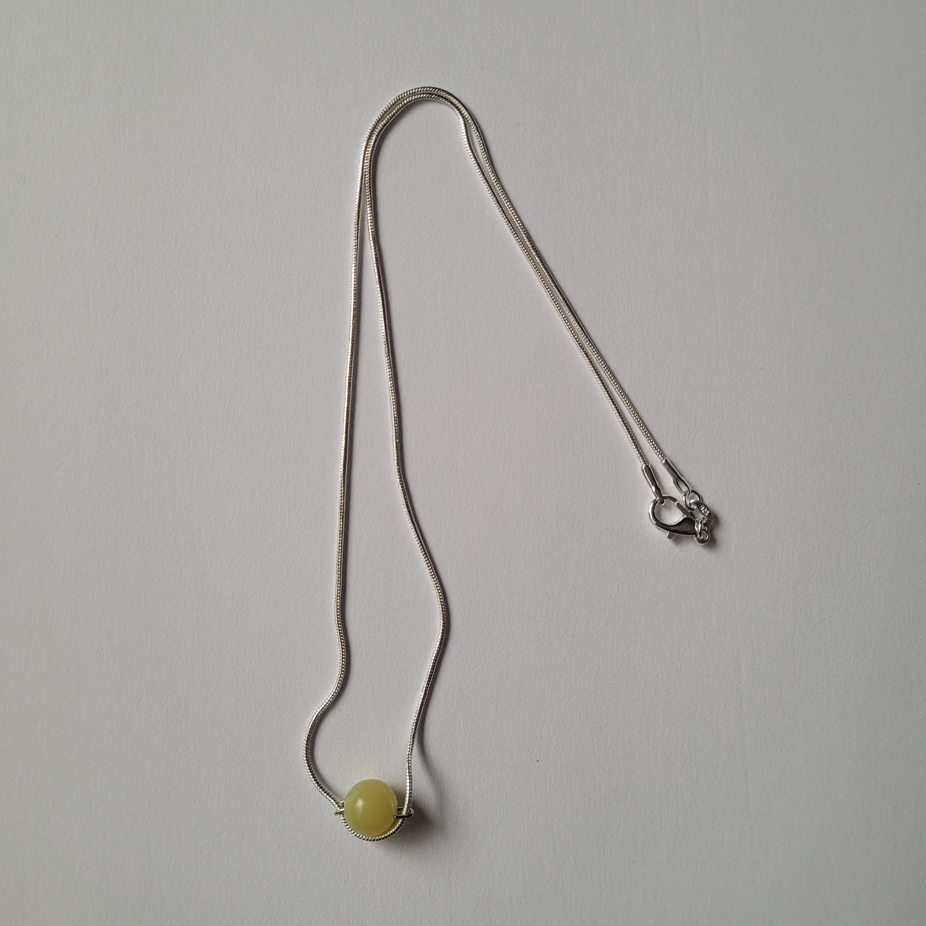 Lemon Jade Beads, Yellow Gemstone Necklace
