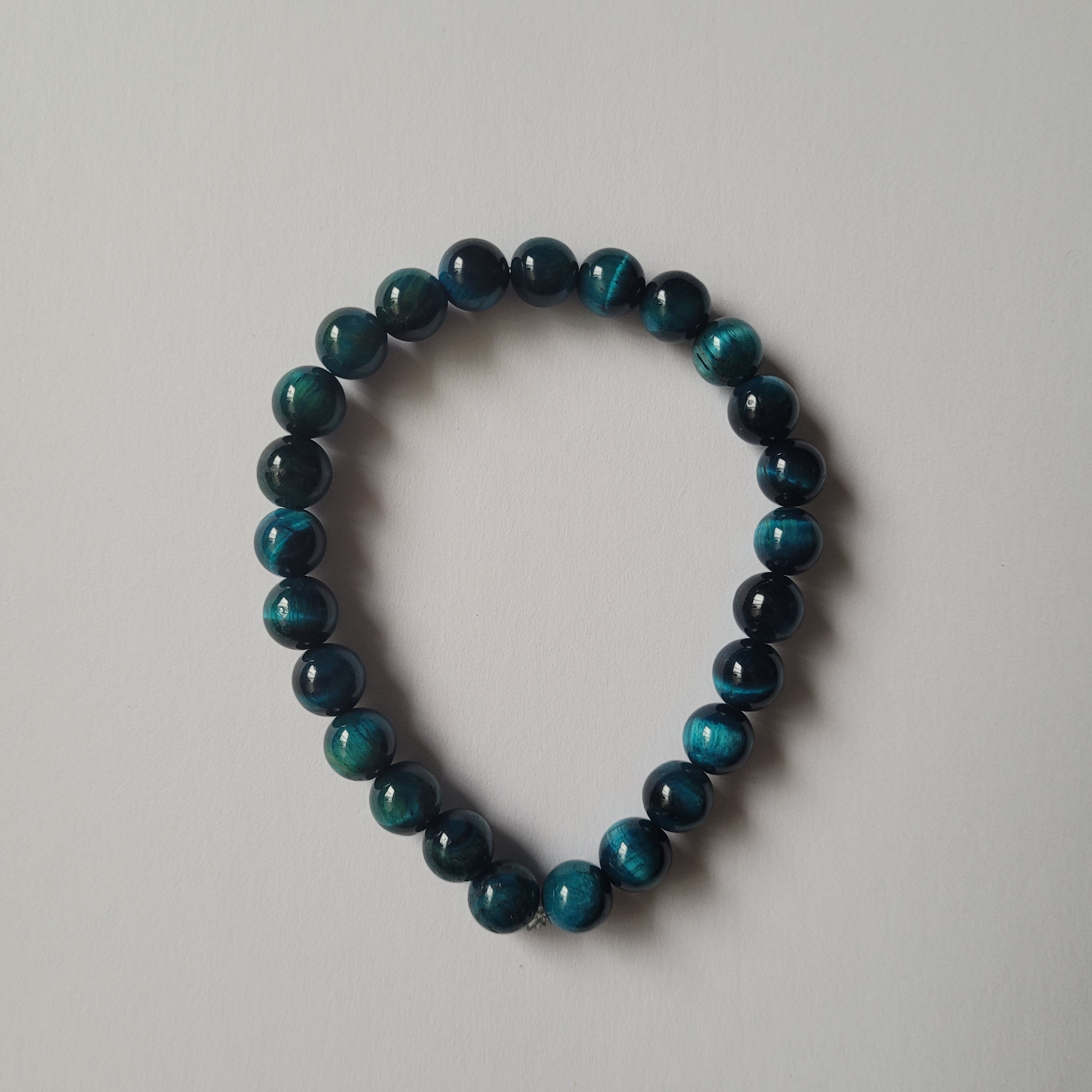 Blue Tiger Eye Natural Stone Bracelet