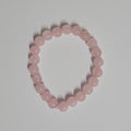 Natural Rose Quartz Bead Bracelet